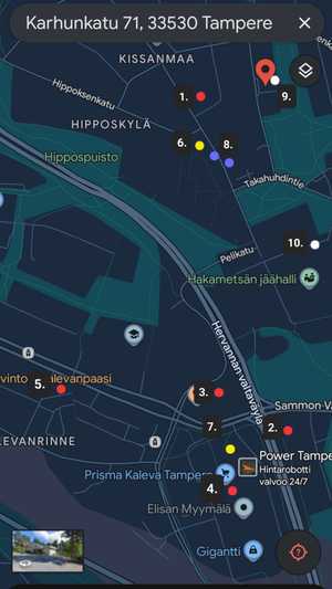 Tanssiaisten kartta